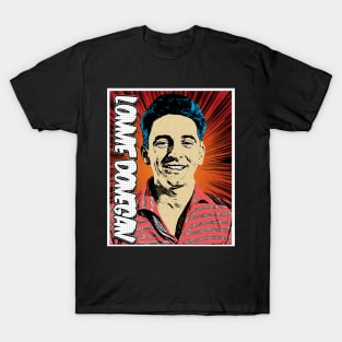 Lonnie Donegan Pop Art  Design T-Shirt